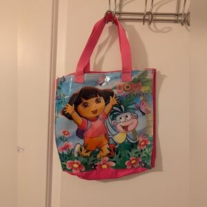 Nickelodeon Dora the Explorer Kids Tote Bag - Pink and Orange
